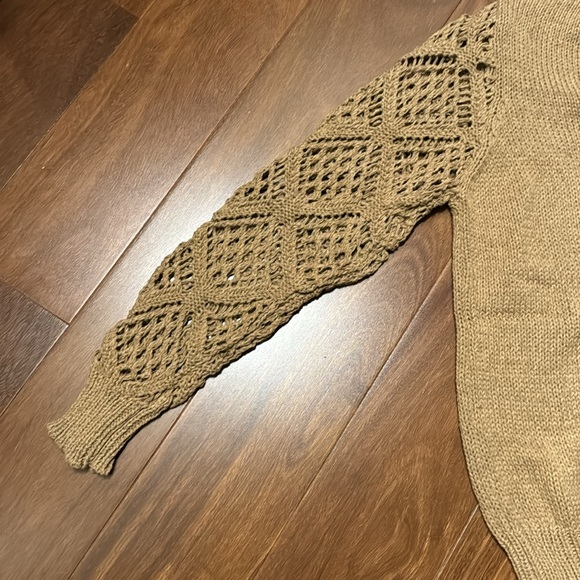 NWT Womenโs size Large Sweater Pointelle V-Neck - Picture 7 of 12